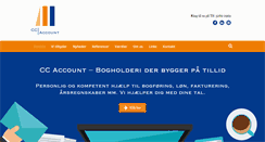 Desktop Screenshot of ccaccount.dk